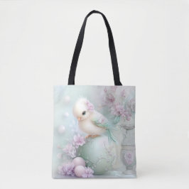 PASTELLRosa & GRÜNE OSTEREIER & BLUMEN Tasche