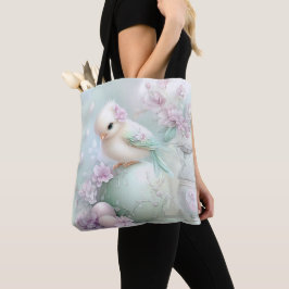 PASTELLRosa & GRÜNE OSTEREIER & BLUMEN Tasche