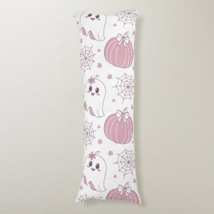 Pastellrosa Halloween Nahtloses Muster (3) Seitenschläferkissen