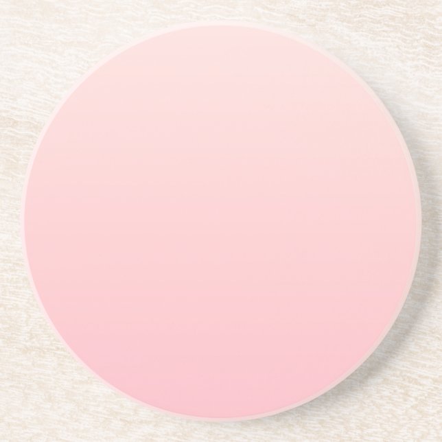 Pastellrosa Hintergrund Getränkeuntersetzer (Vorne)