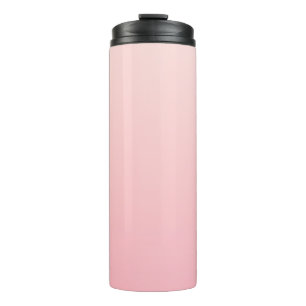 Pastellrosa Hintergrund Thermosbecher