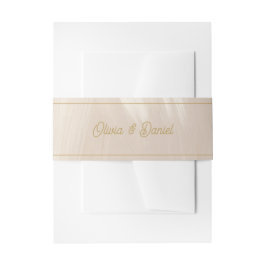 Pastellrosa Hochzeit Einladungsbanderole