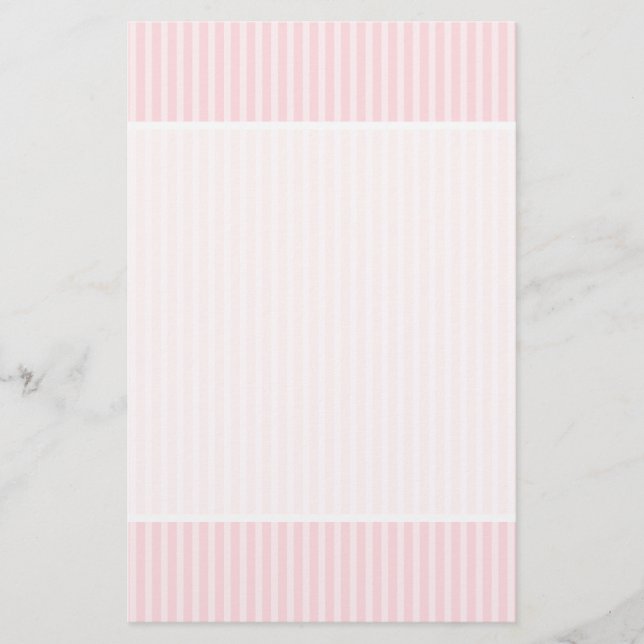 Pastellrosa Kandy Streifen. (Vorderseite)