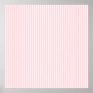 Pastellrosa Kandy Streifen. Poster