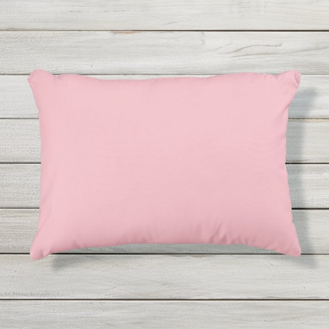 Pastellrosa-Kissen im Freien Kissen Für Draußen (Vorderseite)
