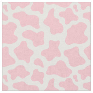 pastellrosa Kuhdruck kawaii Stoff