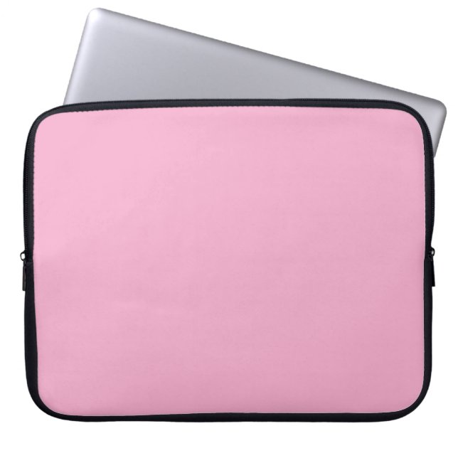 Pastellrosa  laptopschutzhülle (Vorderseite)