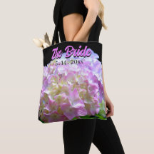 Pastellrosa lila Hydrangeas-Blume Braun