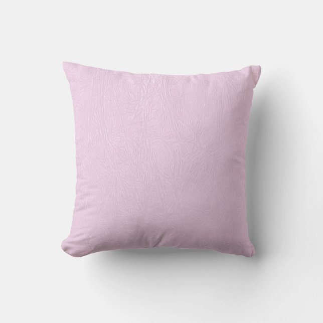 Pastellrosa Naturfoxlederschaukel Kissen (Vorderseite)