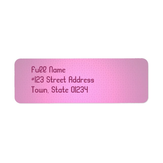 Pastellrosa Postmarken (Vorne)