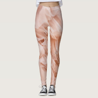 Pastellrosa Stoffe: Elegante Texturen. Leggings