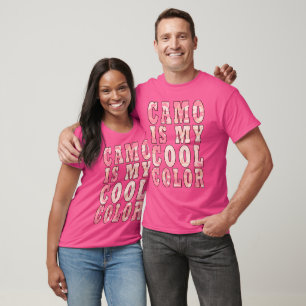 Pastellrosa Tarndruck Ist Meine Coole Farbe Unisex T-Shirt