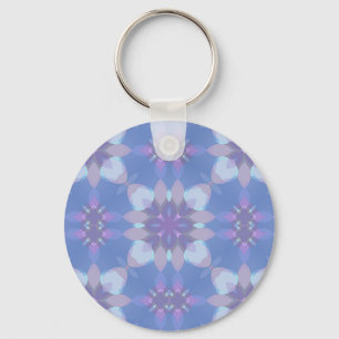 Pastellrosa und Blau #1 Schlüsselanhänger