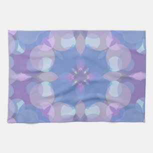 Pastellrosa und Blau #2 Handtuch