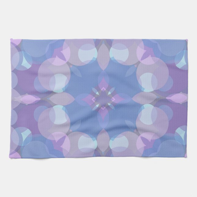 Pastellrosa und Blau #2 Handtuch (Horizontal)