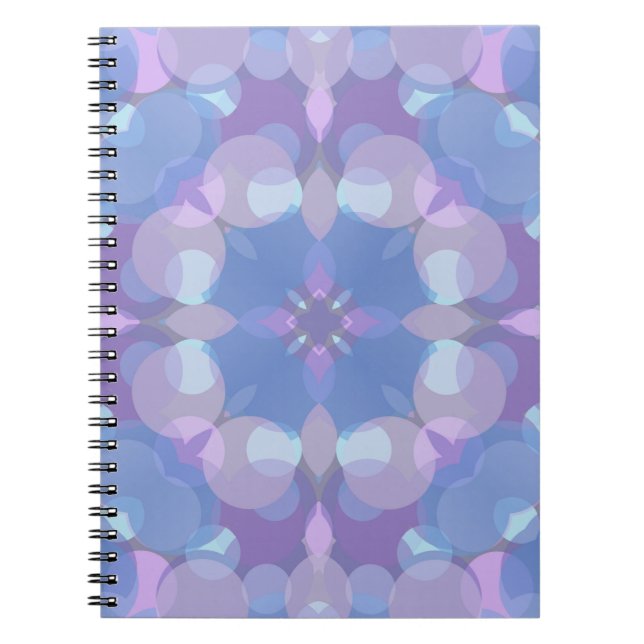 Pastellrosa und Blau #2 Notizblock (Vorderseite)