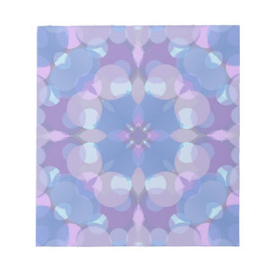 Pastellrosa und Blau #2 Notizblock