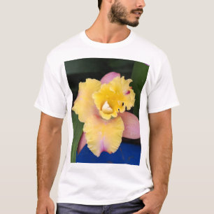Pastellrosa und Gelborchid T-Shirt