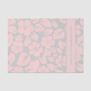 Pastellrosa und Graublütenbraun Seidenpapier