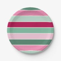 Pastellrosa und grüne Streifen