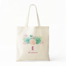 Pastellrosa und grünes Blumenmokett