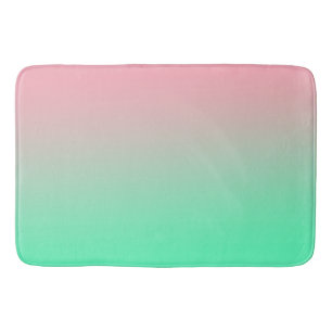 Pastellrosa und hellgrün sollten immer sichtbar se badematte