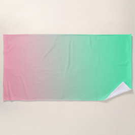 Pastellrosa und hellgrün sollten immer sichtbar se strandtuch