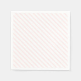 Pastellrosa und weiß gestreift serviette