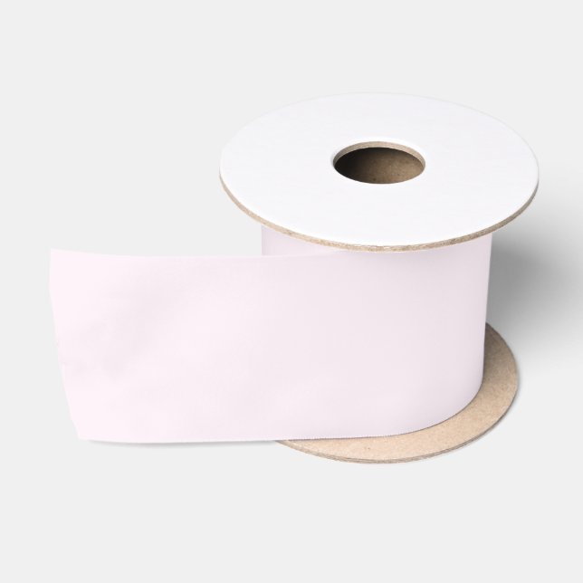 Pastellrosa Uni  Satinband (Spule)