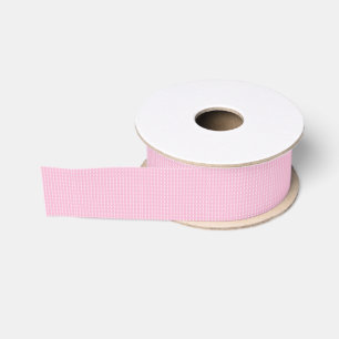 Pastellrosa weißes Flecked 1,5" Grosgrain-Band Ripsband