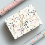 Pastellrosa Wildblume Wasserfarbe Geschenkpapier Set<br><div class="desc">Genießen Sie dieses herrliche und romantische Design mit weichen pastellfarbenen Wildblumen im pastellfarbenen Ambiente.</div>