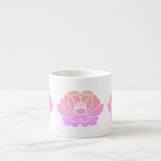 Pastellrosapfingstrose Espressotasse