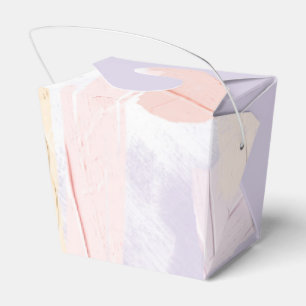 Pastellrosé und Lila-Farbspritzer Geschenkschachtel