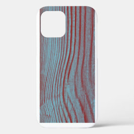 Pastellrot und Grünholzkörner Case-Mate iPhone Hülle