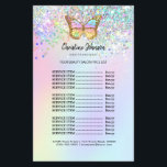Pastellschmetterling Schönheitssalon Flyer<br><div class="desc">Schönheitssalon Flyer</div>