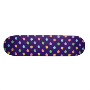 Pastellschwein-Muster Skateboard