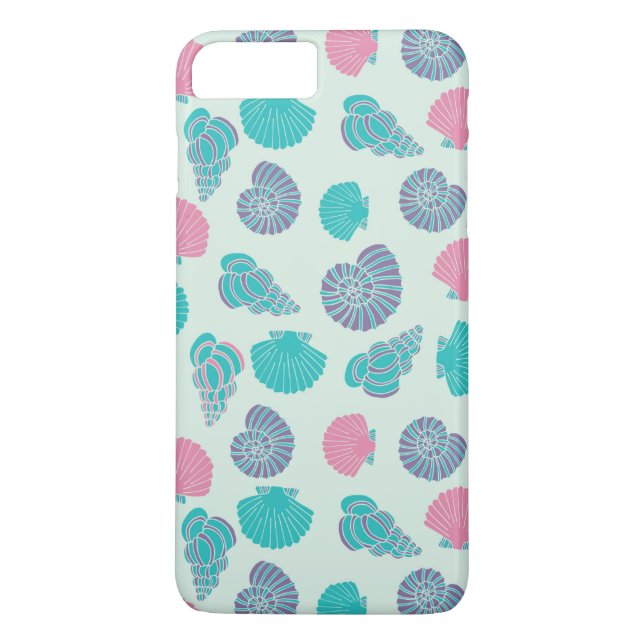 Pastellseashell-Muster 1 Case-Mate iPhone Hülle (Rückseite)