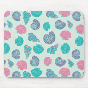 Pastellseashell-Muster 1 Mousepad