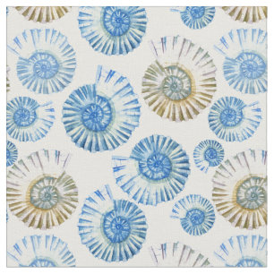 Pastellseashell-Muster 2 Stoff