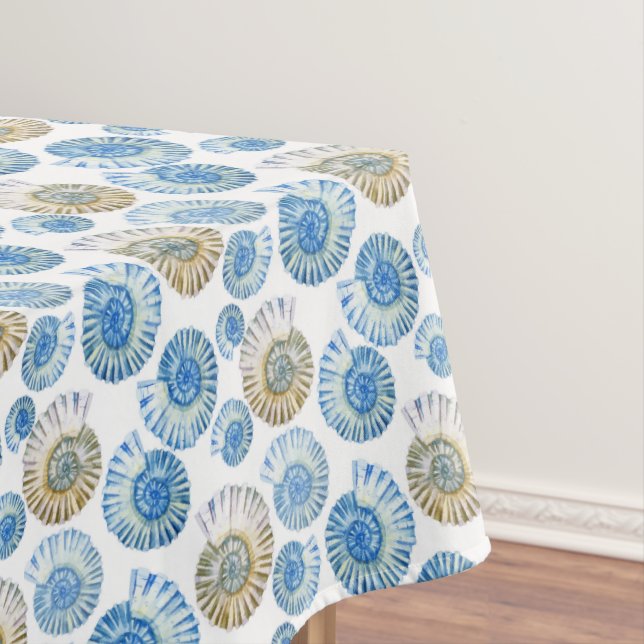 Pastellseashell-Muster 2 Tischdecke (Beispiel)