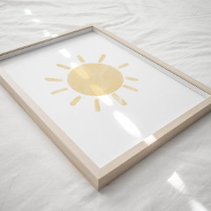 Pastellsonnenplakat Poster