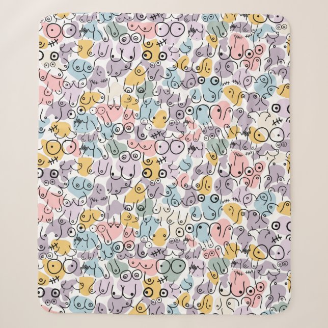 Pastellspass Sherpadecke (Vorderseite)