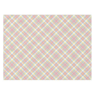Pastellstreifen kariert tischdecke