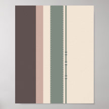 Pastellstreifen Minimalistischer Einrichtungsstil