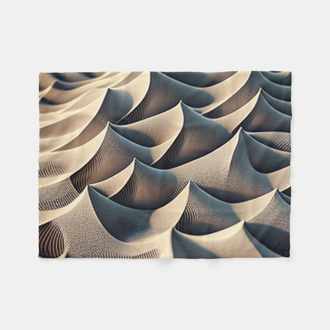 Pastellströmungen Fleecedecke (Vorderseite (Horizontal))