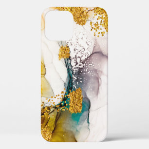Pastelltenderness: Goldene Wirbel Kunst. Case-Mate iPhone Hülle