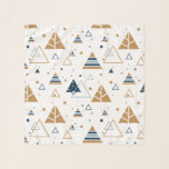 Pastelltöne Modernes Dreieck Geometrisches Muster Schal<br><div class="desc">Farbenfrohe Pastelltöne moderne geometrische Dreiecke nahtlos Muster. Ändern der Hintergrundfarbe.</div>