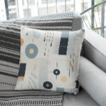 Pastelltöne retrogeometrisches Muster Kissen<br><div class="desc">Pastellfarben retrogeometrische Formen und Muster.</div>