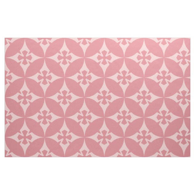 Pastelltöne rosafarbenes, geometrisches Muster Stoff (Fat Quarter (45,7 x 55,9 cm))