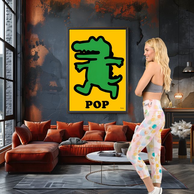 Pastellträume: Weiche Abstrakte Blumenmuster Capri Leggings (Von Creator hochgeladen)